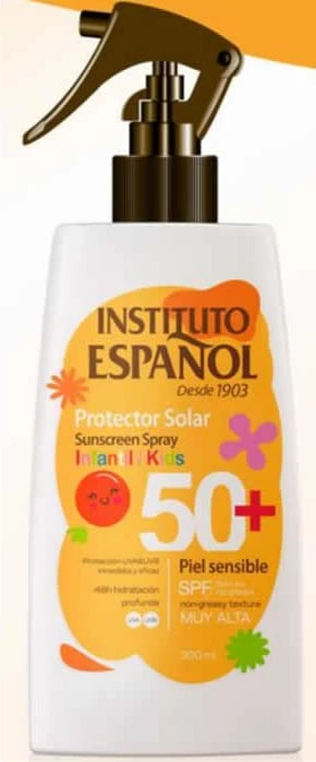 Spray mbrojtës dielli për fëmijë Instituto Español Kids SPF50+, 300ml