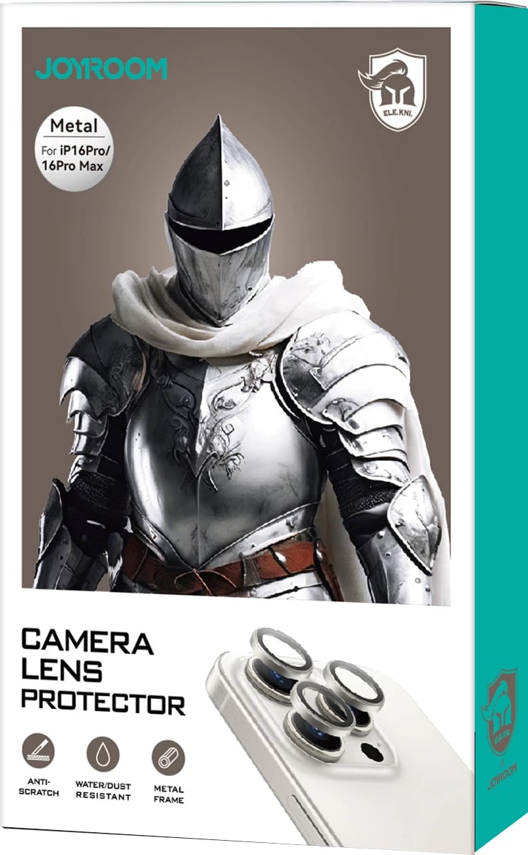 Mbrojtës xhami për lente Joyroom JR-MFY0255 për iPhone 16/16 Plus, i zi