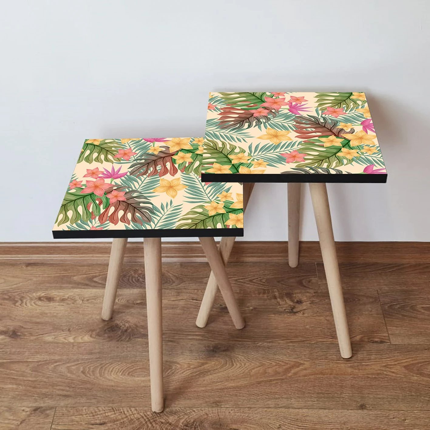 Set tavolinash të mbivendosura, shumëngjyrëshe, Skye Decor, 2 copë, 2Shp20