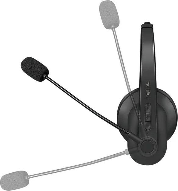 Kufje Bluetooth LogiLink BT0060 me mikrofon, Stereo, të zeza Kufje Bluetooth LogiLink BT0060 me mikrofon, Stereo, të zeza
