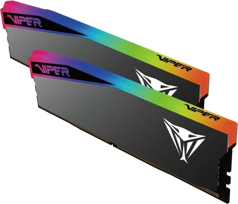 RAM Memorje DDR5 Patriot Viper Elite 5 RGB Ultra VEUR532G6028K 32GB (2x16GB) 6000MHz CL28, me radiator, e zezë