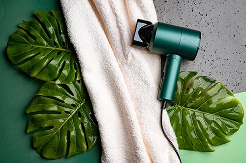 Tharëse flokësh Adler AD 2265 1200W 2 shpejtësi 2 temperatura dorezë palosëse jeshile shishe