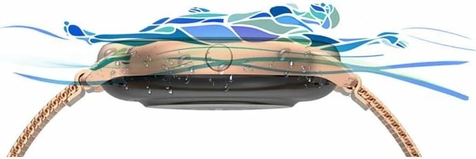 Smartwatch për femra G.Rossi, rozë gold