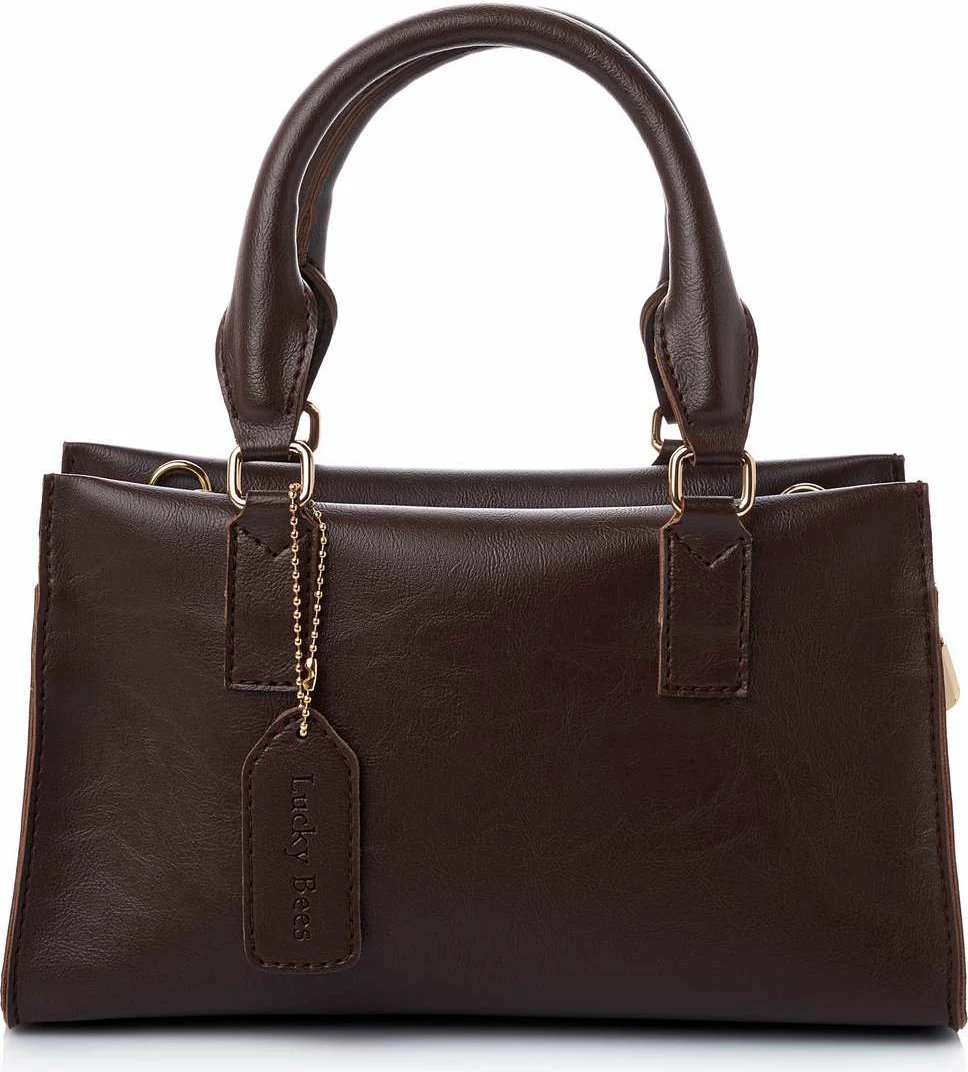 Çantë krahu Lucky Bees, Vivien, ngjyrë kafe