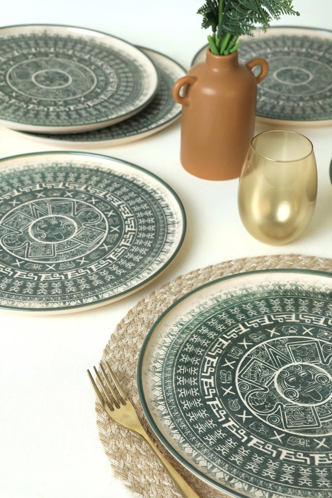 Set pjatash shërbimi (6 copë), Hermia Concept, krem, X0001531300000000000000000