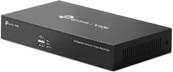 Regjistrues video rrjeti TP-Link VIGI NVR1008H 8 kanale deri 5 MP playback i sinkronizuar 4 kamera 1x SATA deri 10 TB 100 Mbps, e zezë