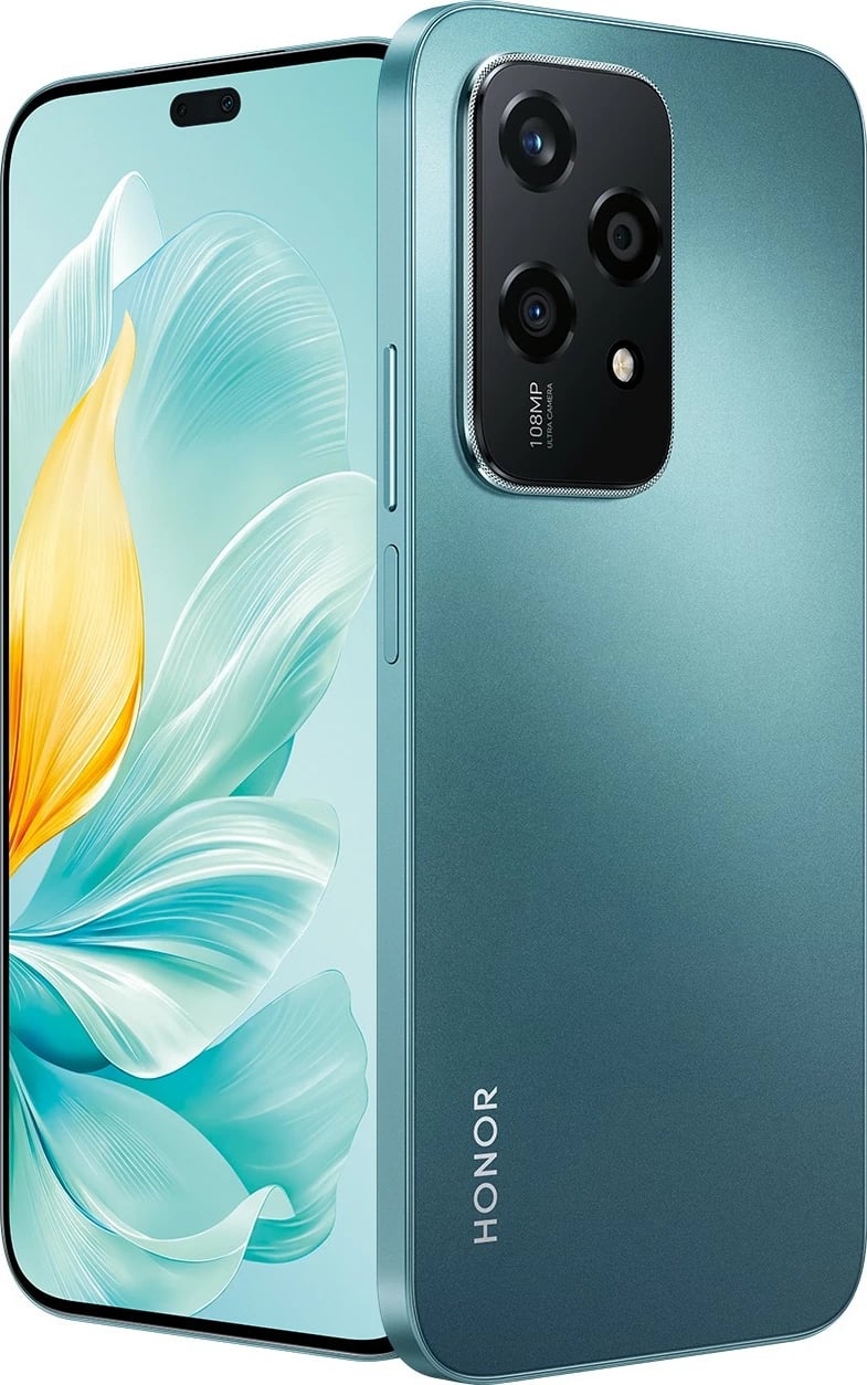 Celular Honor 200 Lite 5G, 8GB RAM, 256GB, 108MP, Cyan