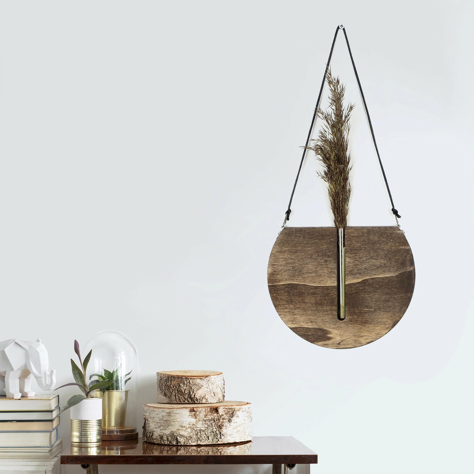 Aksesor dekorativ muri Wallity, dru, MEH168