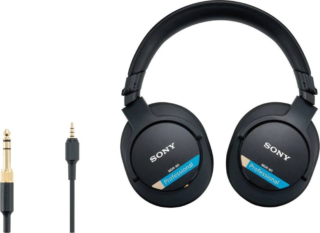 Kufje studio Sony MDR-M1, të mbyllura, të zeza