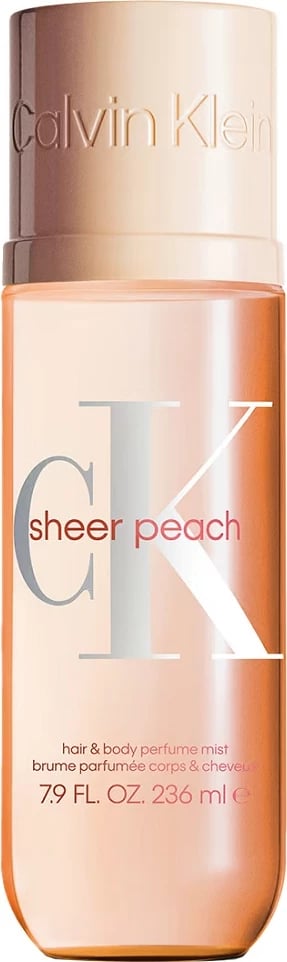 Mist për trup dhe flokë Calvin Klein Sheer Peach unisex 236ml