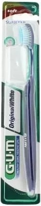 Brushë dhëmbësh GUM Original White Soft e bardhë
