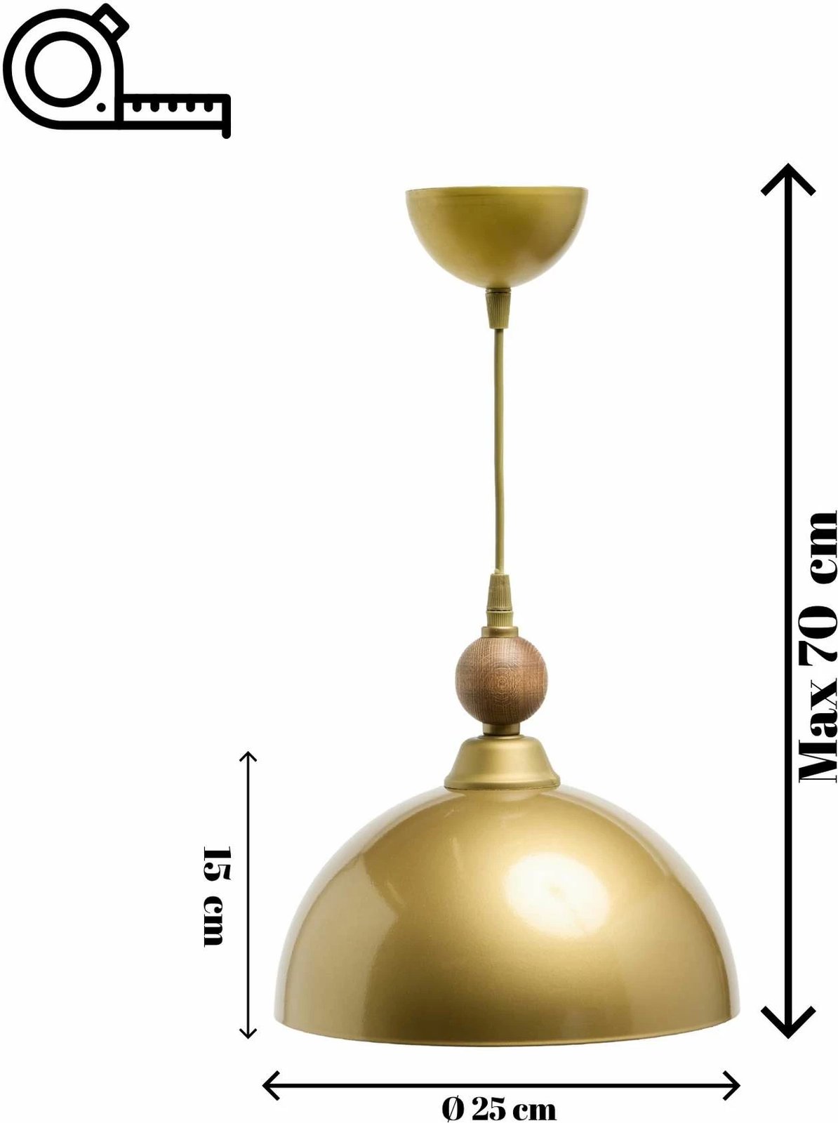 Llambë tavani Opviq, Piedra, ngjyrë antike