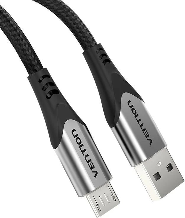 Kabllo USB 2.0 në Micro USB Vention COAHD, 0.5m, Gri