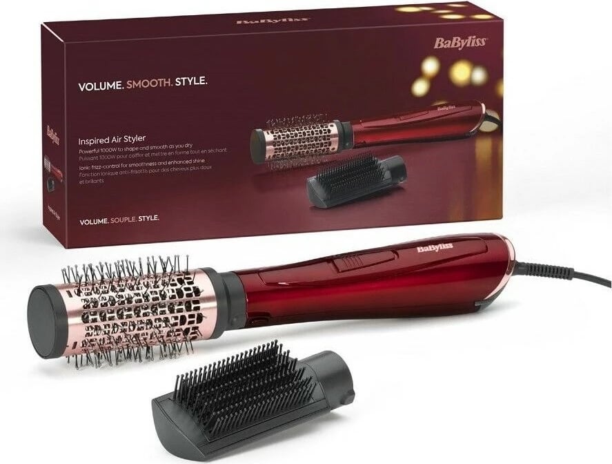 Brushë stiluese për flokë BaByliss Inspired, e kuqe
