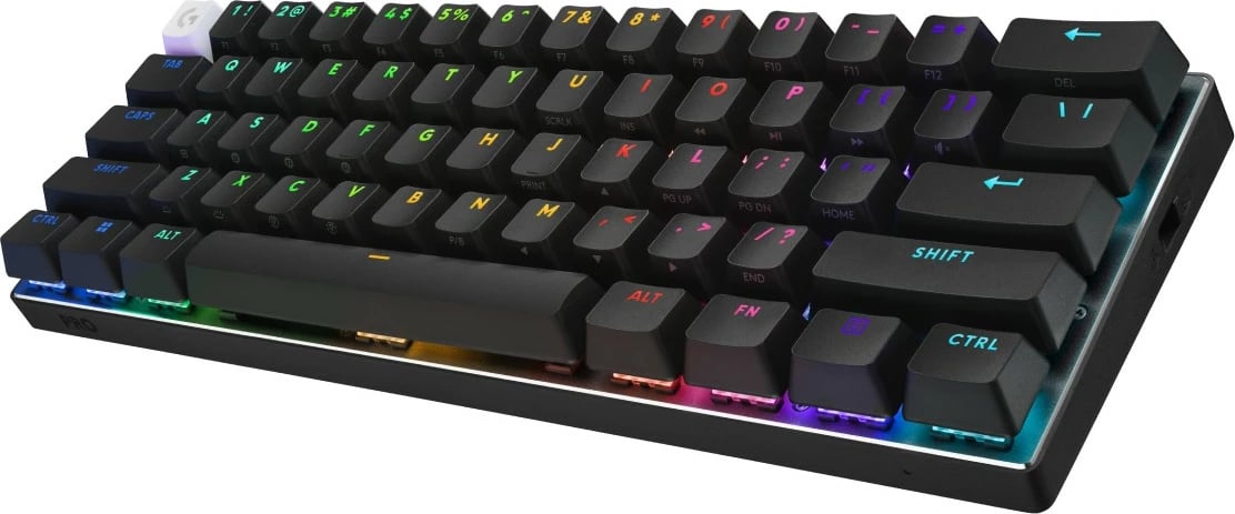 Tastierë gaming Logitech PRO X 60 TKL LIGHTSPEED, wireless, e zezë