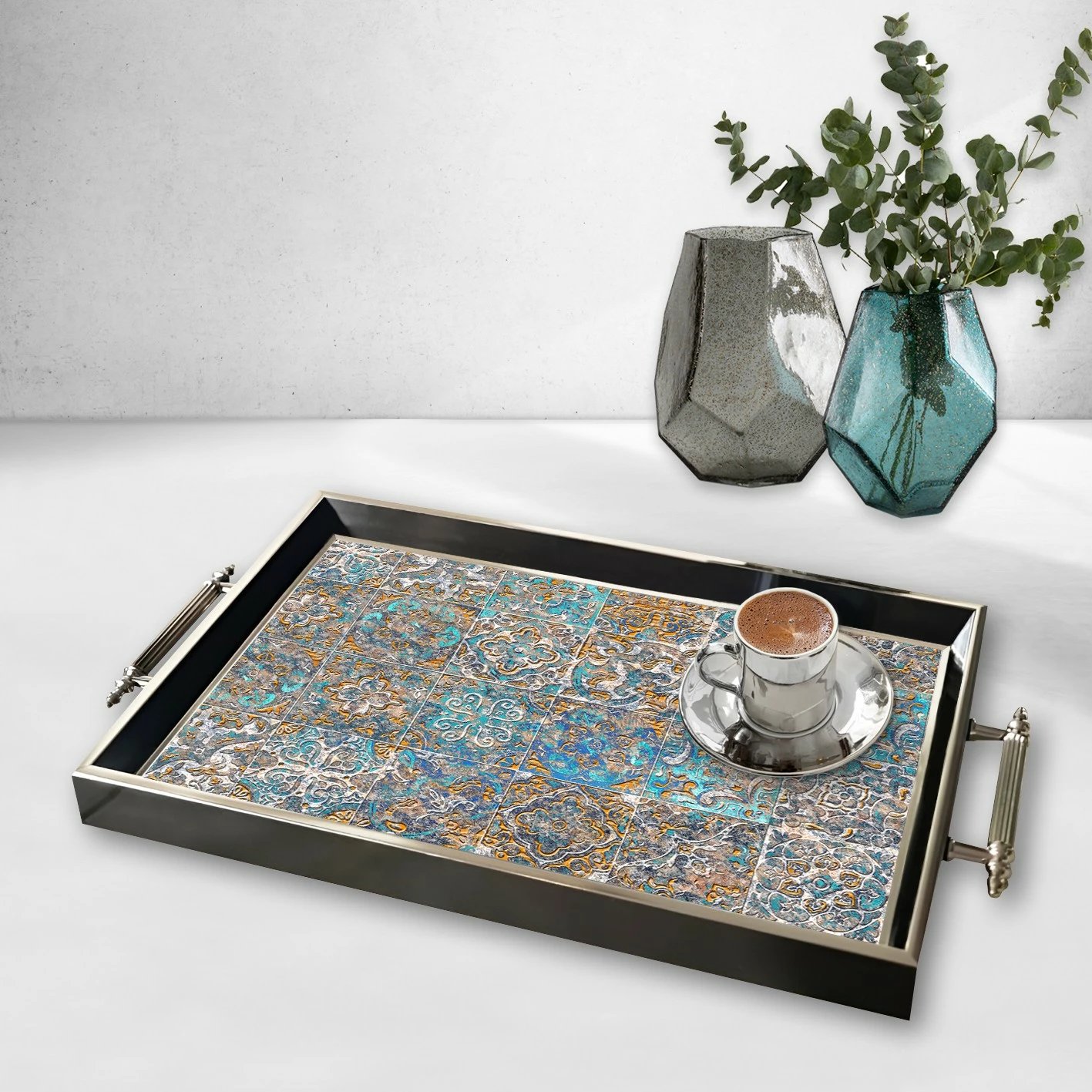 Tabaka qelqi Aberto Design, TPG9857, shumëngjyrëshe