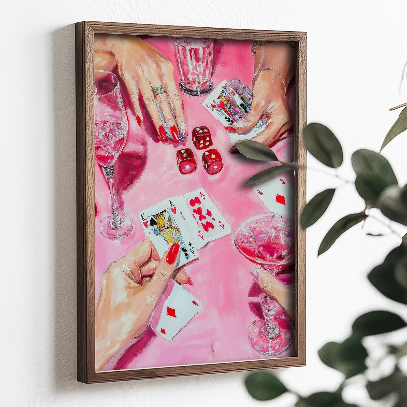 Pikturë dekorative me kornizë MDF, Wallity, TUN065-L