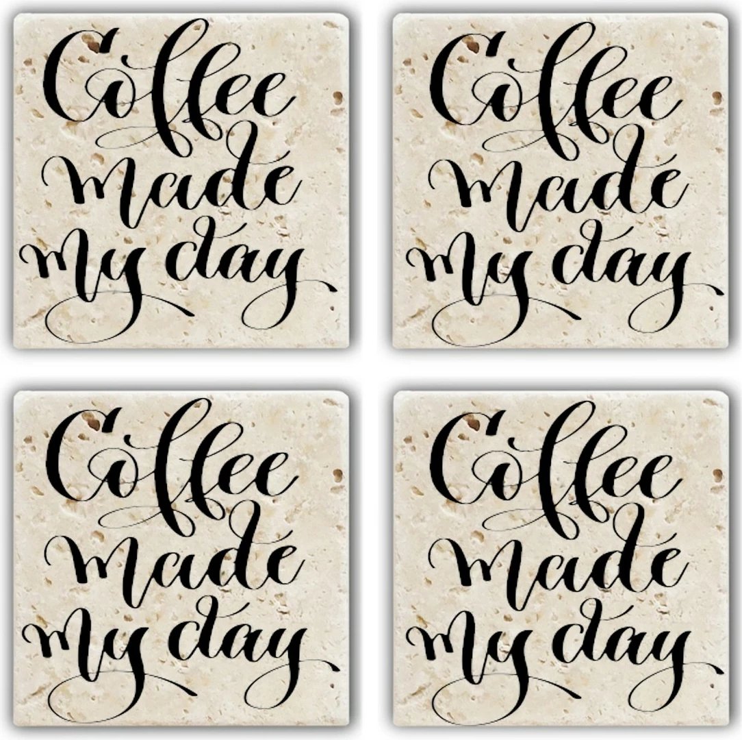 Set nënshimesh prej guri natyral, shumëngjyrëshe, 4 copë, Hermia, TBA7436502027017