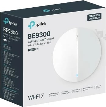 Access point TP-Link BE9300, 2.4 GHz, 5 GHz, 6 GHz, 2500 Mbit/s, Bardhë