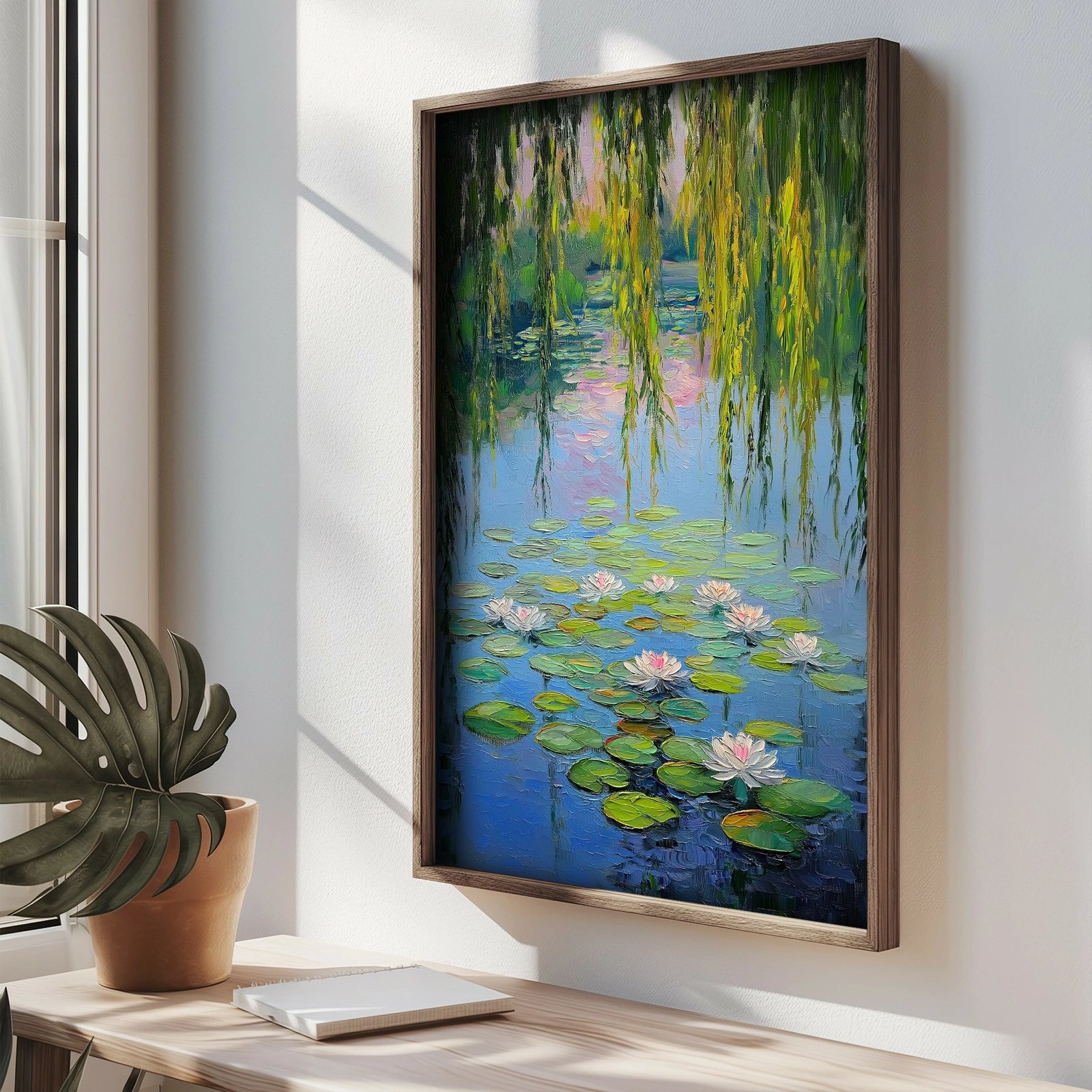 Pikturë dekorative me kornizë MDF, Wallity, TUN034-L, shumëngjyrëshe, 35x47x2cm