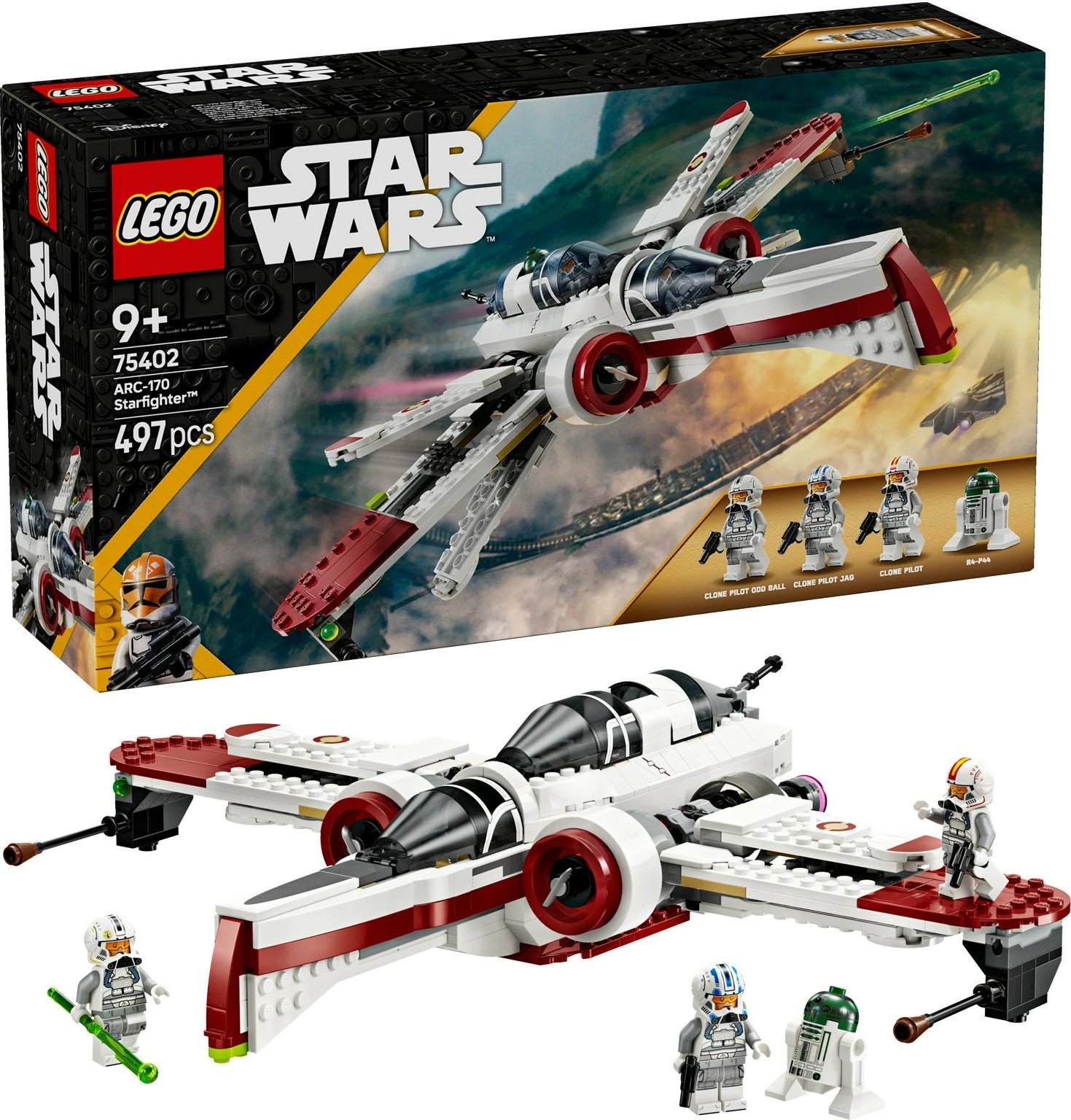 Set ndërtimi LEGO Star Wars ARC-170 Starfighter, shumëngjyrësh Set ndërtimi LEGO Star Wars ARC-170 Starfighter, shumëngjyrësh