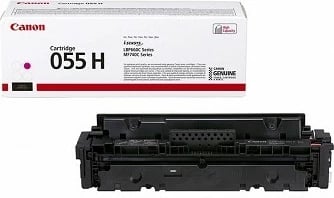 Toner Canon 055 H 3018C002 rendiment i lartë 5900 faqe për i-SENSYS MF744Cdw/MF742Cdw/MF746Cx/LBP663Cdw/LBP664Cx Magenta, 1 copë