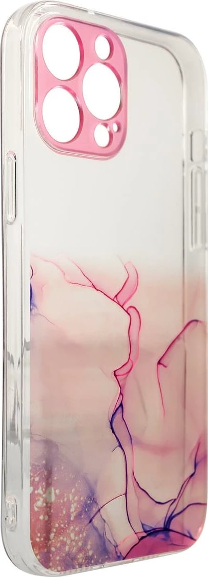 Mbështjellës Hurtel Marble Case për iPhone 12 Pro Max, Rozë