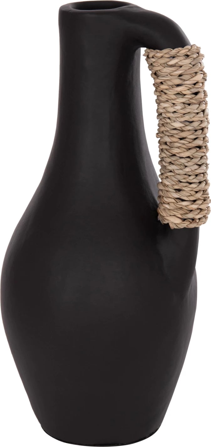 Vazo dekorative tavoline CAMMER, terrakotë e zezë, FH4687.01L, 18x39cm Vazo dekorative tavoline CAMMER, terrakotë e zezë, FH4687.01L, 18x39cm