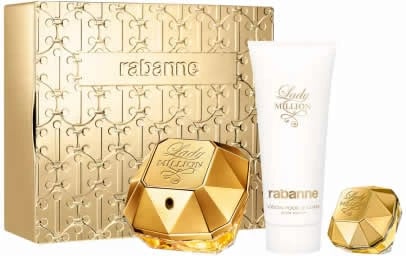 Set Eau de Parfum Paco Rabanne Lady Million për femra 80ml 3 copë
