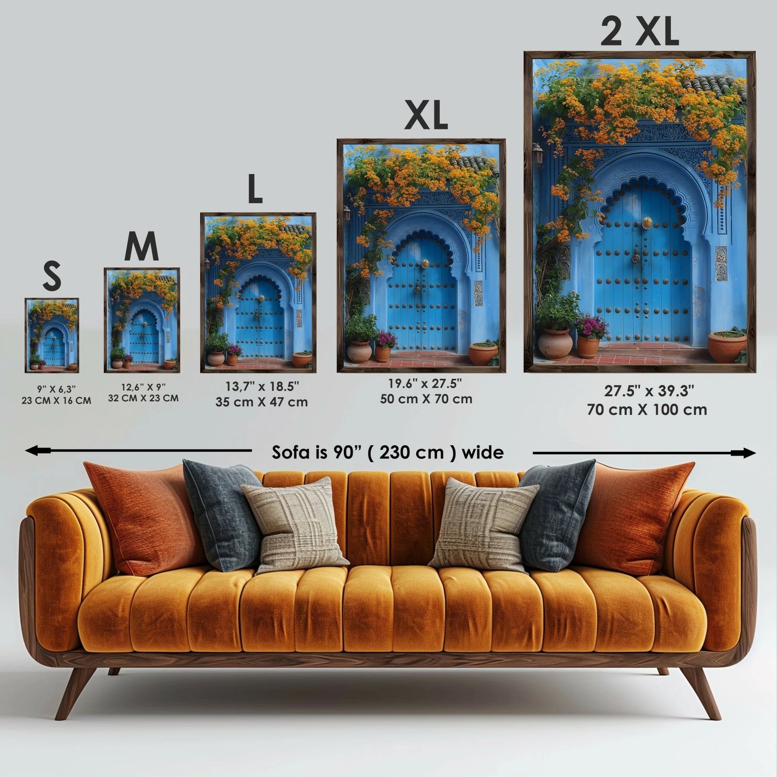 Pikturë dekorative me kornizë MDF, Wallity, GE127-L