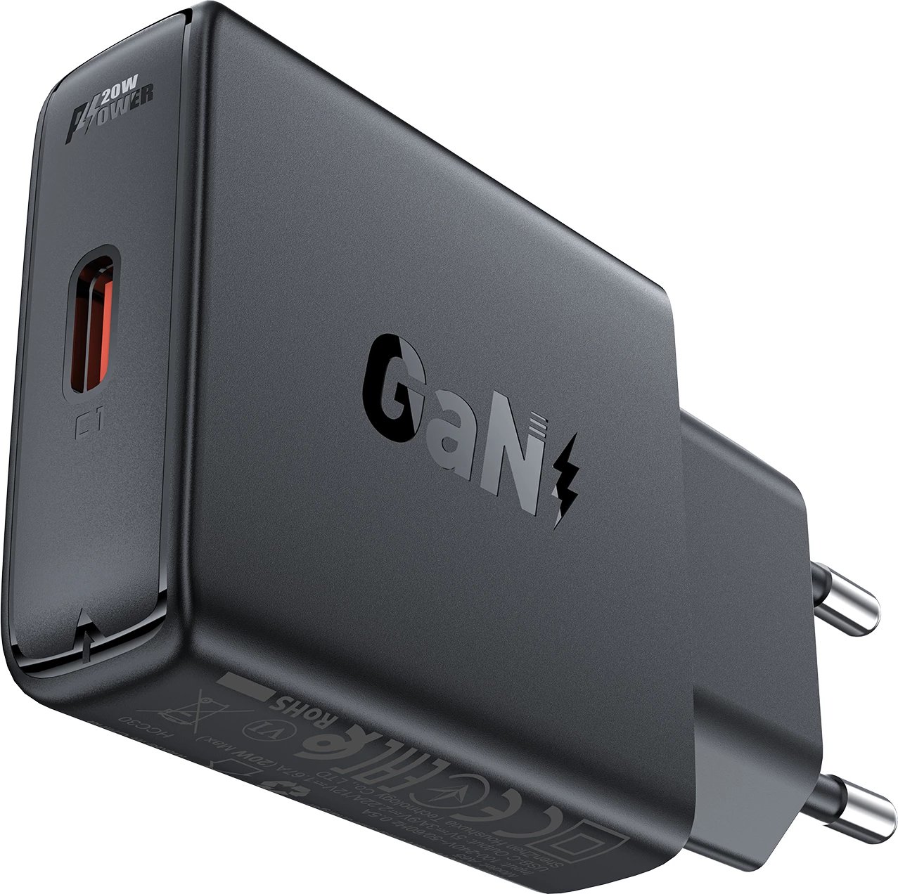 Karikues muri Acefast A65, GaN, 20W, USB-C, i zi