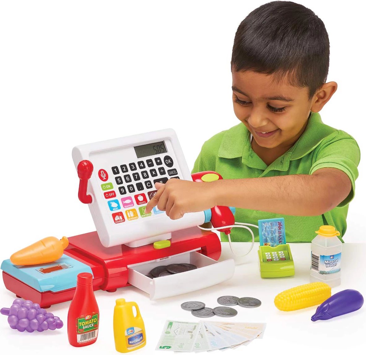 Set lodër për fëmijë Busy Me Electronic Cash Register Playset