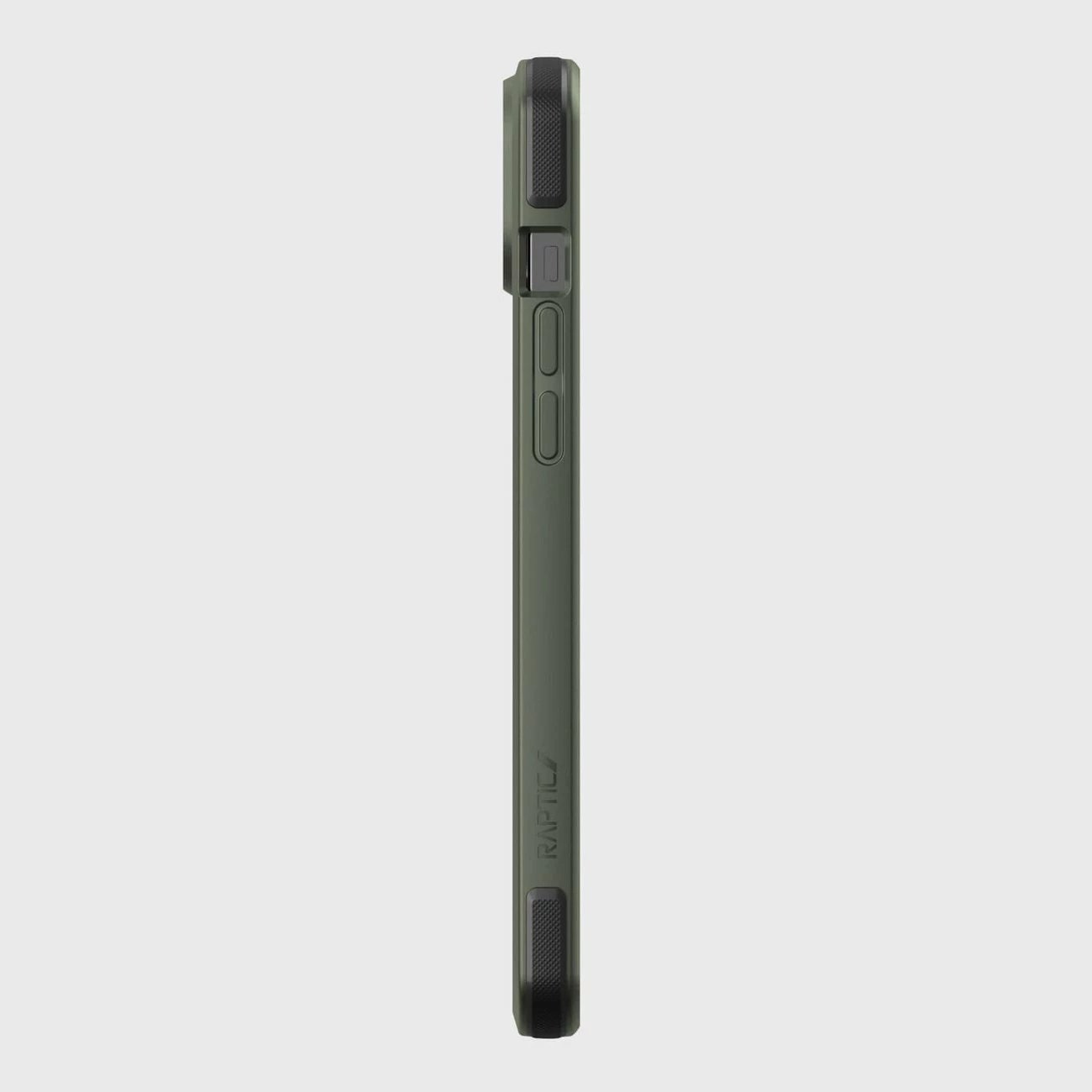 Mbështjellës Raptic X-Doria Secure Case për iPhone 14 Plus me MagSafe, i gjelbër