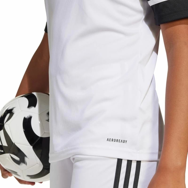 Maicë për fëmijë adidas, e bardhë