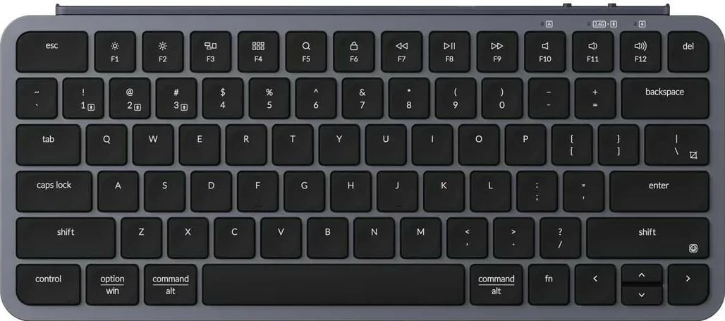 Tastierë Keychron B1 Pro, 75% Membranë, Space Gray