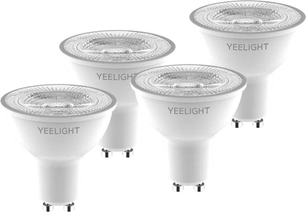 Llambë smart Yeelight YLDP004 W1 GU10, Wi-Fi, 4 copë