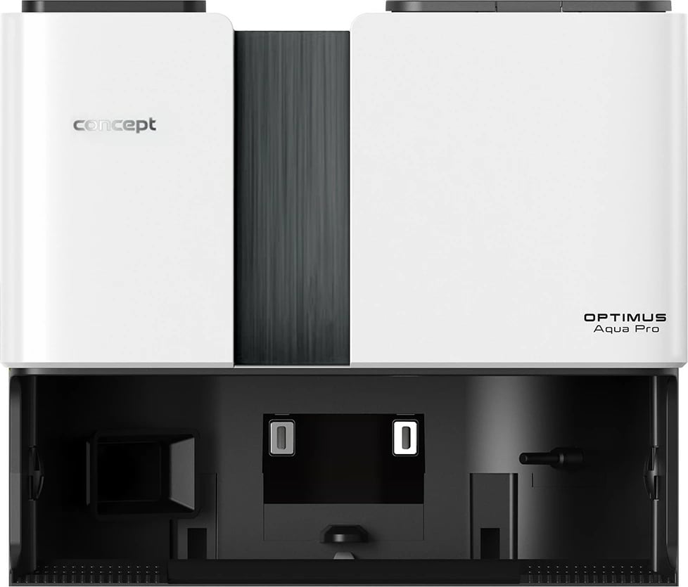 Robot fshesë-mop 2-në-1 Concept VR4050, 5000 Pa, bateri 270 min, rezervuar 300 ml, laser 3D, i bardhë