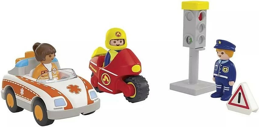 Set figurina Playmobil Junior 71692 Everyday Heroes, 8 pjesë