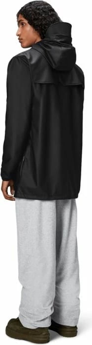 Jakne e gjatë Rains, e zezë