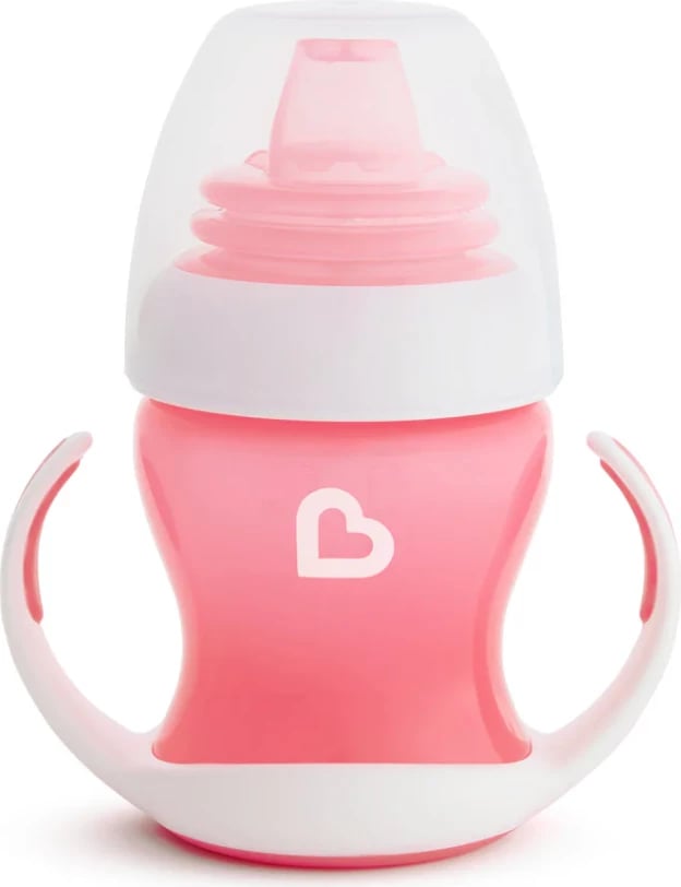 Kupë për fëmijë  Munchkin Gentle Transition Cup rozë, 118 ml