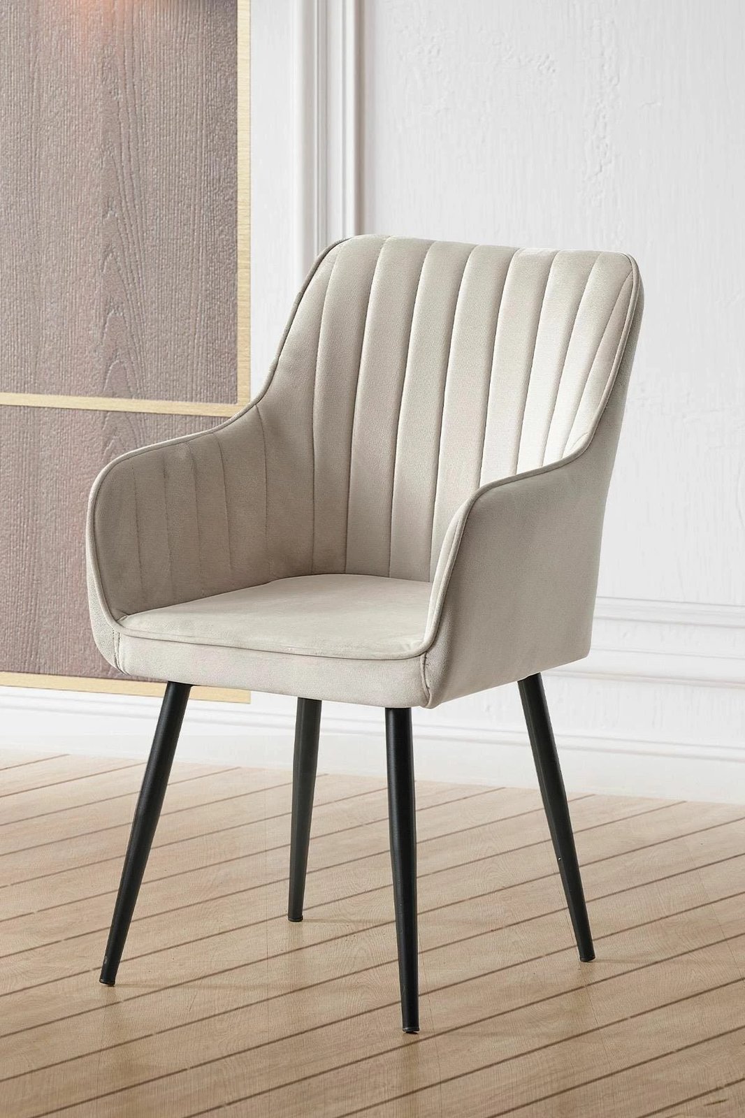 Set karrigesh (2 copë) Hanah Home, Nova, krem, e zezë