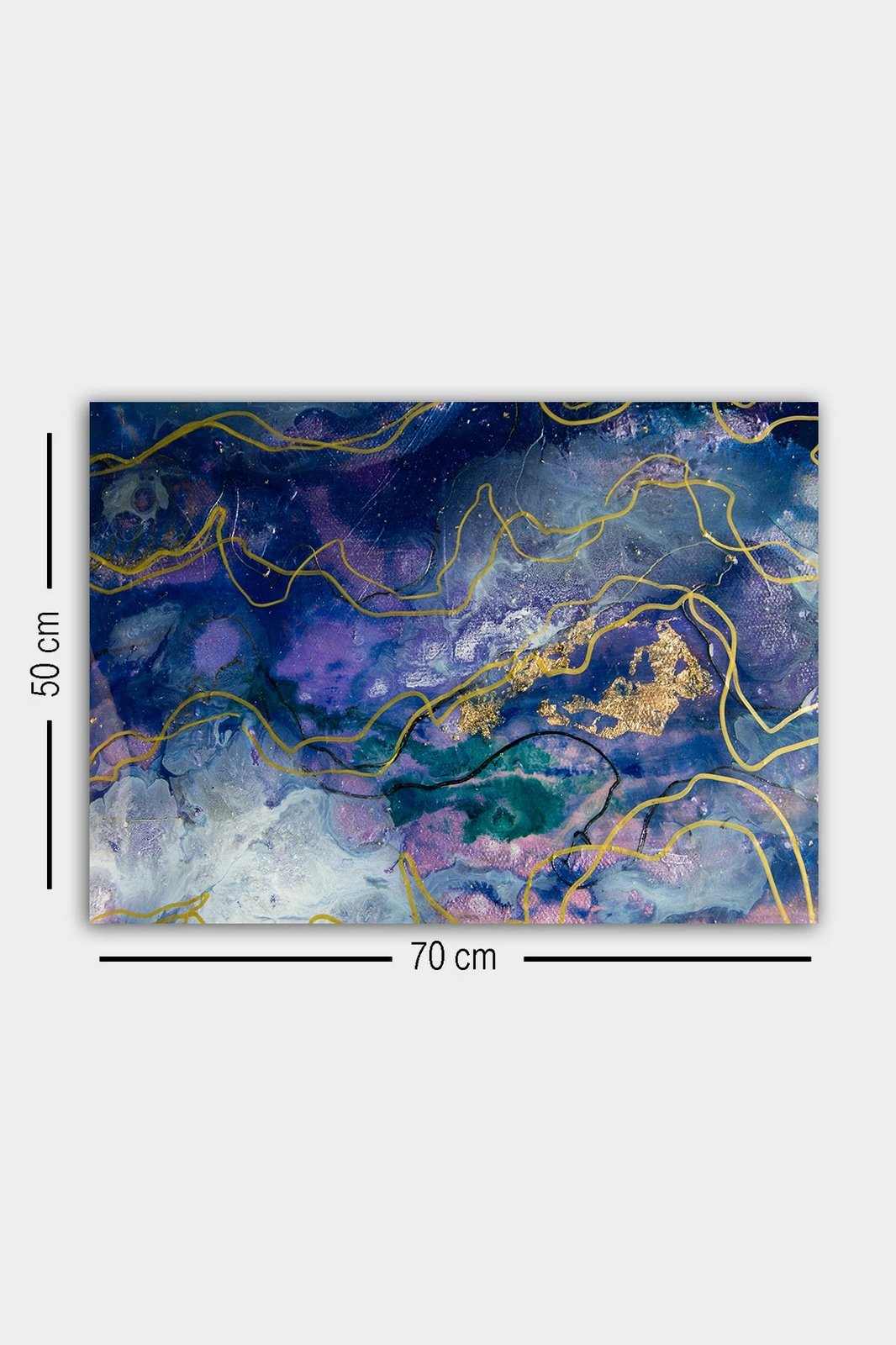 Pikturë dekorative në kanavacë, shumëngjyrëshe, 50x70cm, 1551616040-5070