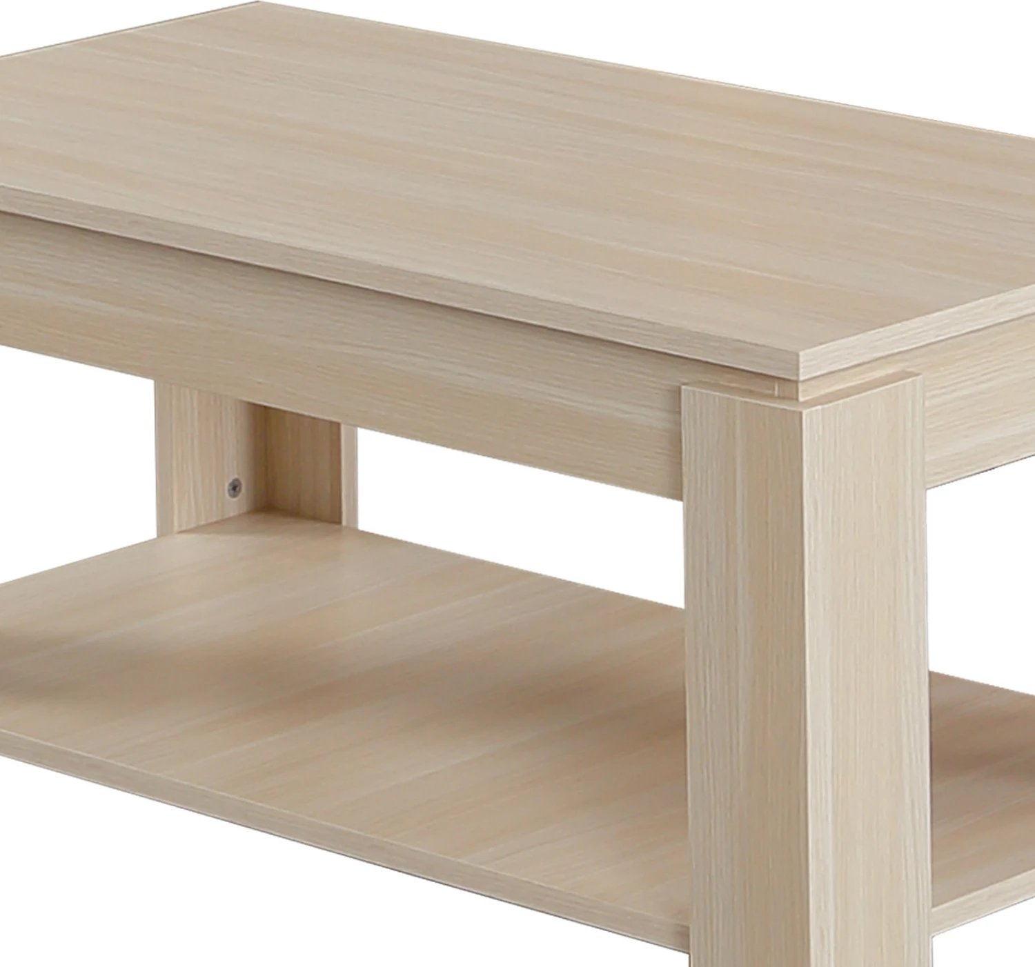 Tavolinë kafeje Hanah Home, raft, ngjyrë lisi e çelët