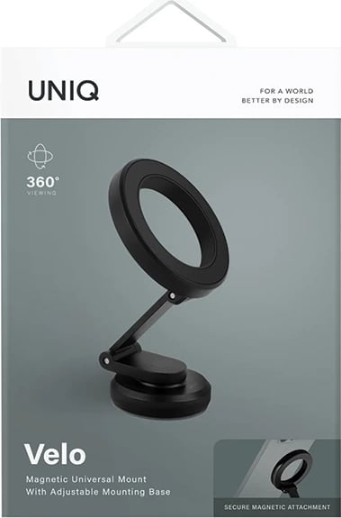 Mbajtës magnetik universal për celular UNIQ Velo, i zi