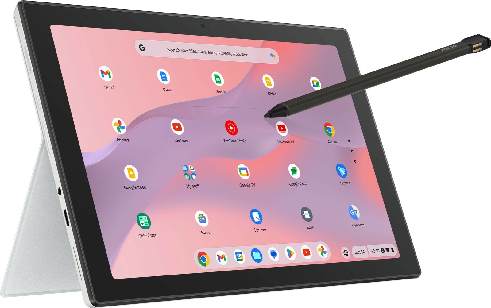 Chromebook ASUS CM3 10 inç, MediaTek 520, 8GB RAM, 128GB, ChromeOS, gri