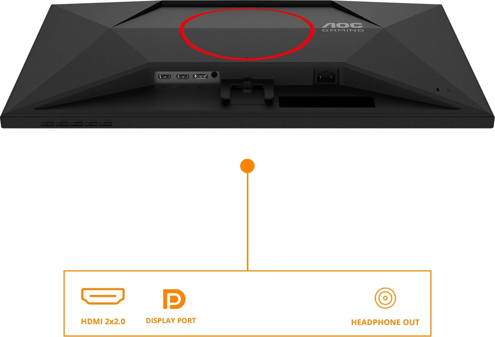 Monitor gaming AOC 27G4HRE 27 inç, Full HD, 200Hz, IPS, i zi/kuq Monitor gaming AOC 27G4HRE 27 inç, Full HD, 200Hz, IPS, i zi/kuq