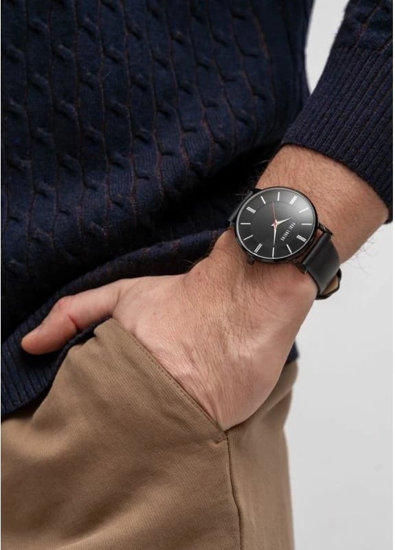 Orë dore për meshkuj Paul Lorens, e zezë