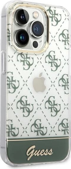 Mbështjellës Guess GUHCP14XHG4MHA për iPhone 14 Pro Max 6.7", hardcase, khaki Mbështjellës Guess GUHCP14XHG4MHA për iPhone 14 Pro Max 6.7", hardcase, khaki