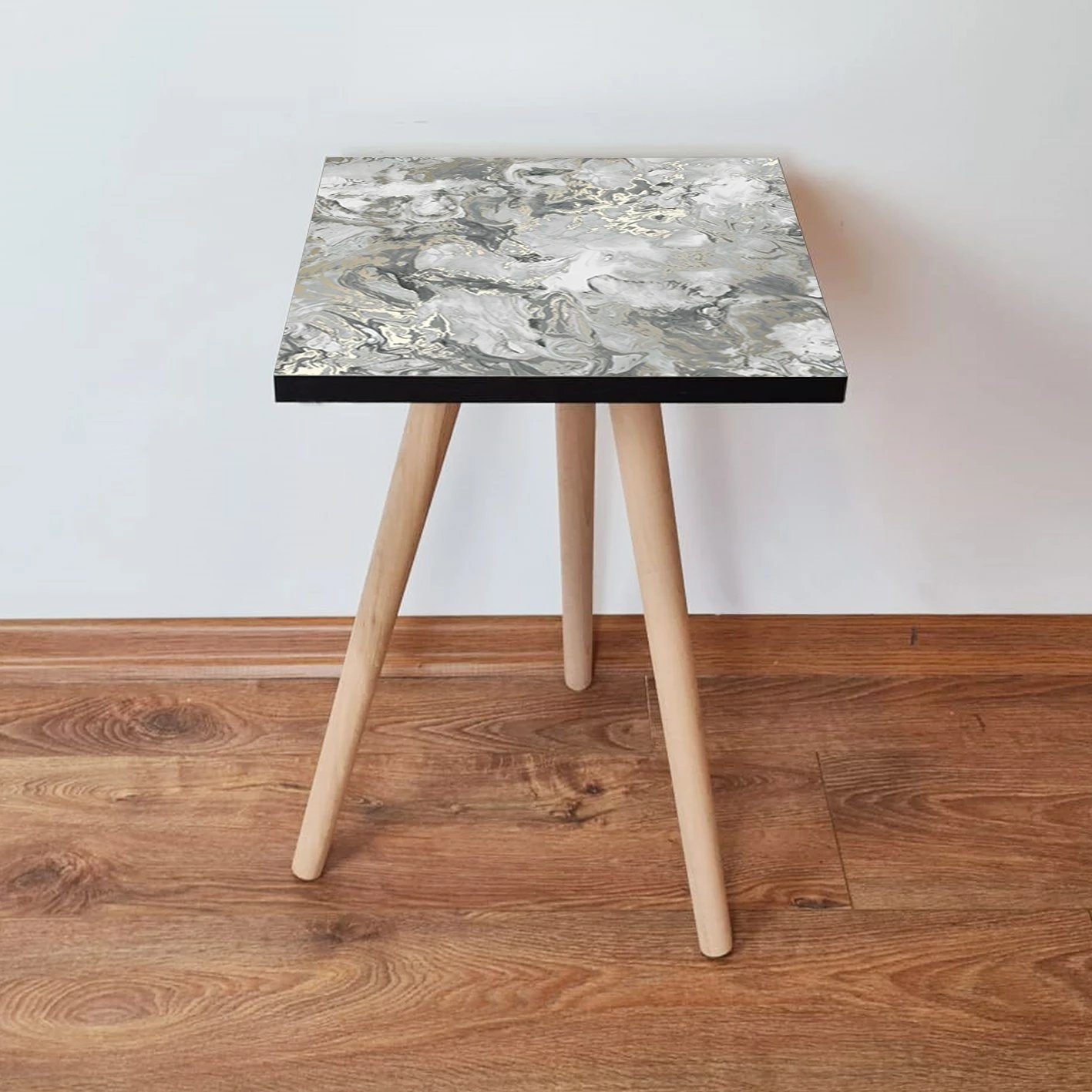 Tavolinë anësore Skye Decor, Shp133, ngjyrë gri