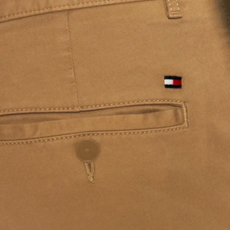 Pantallona Tommy Hilfiger për meshkuj, ngjyrë kafe